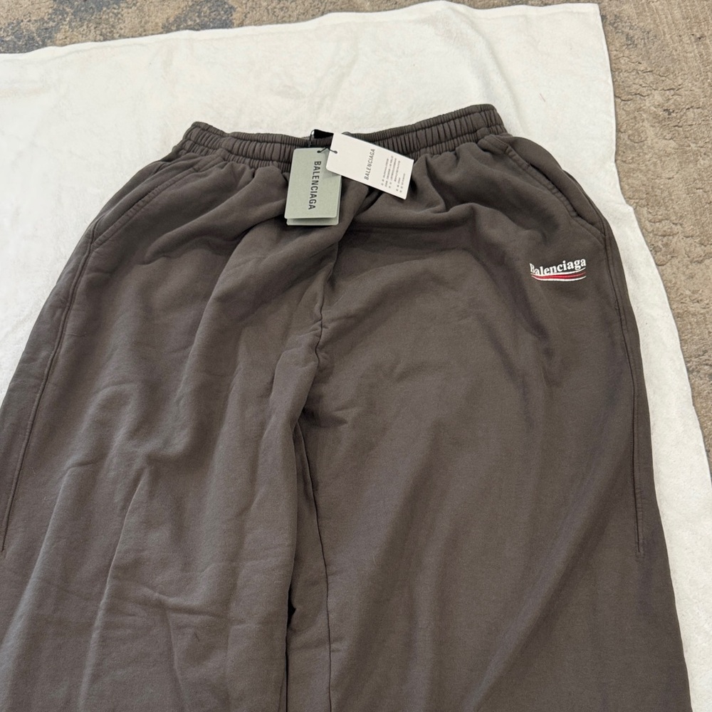 Balenciaga Men's Dark Brown Joggers